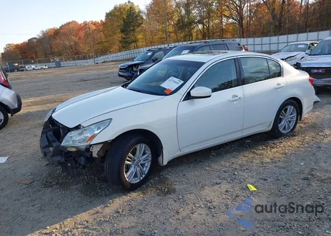 2011 Infiniti G37X из США, поврежденный, VIN JN1CV6AR1BM412473